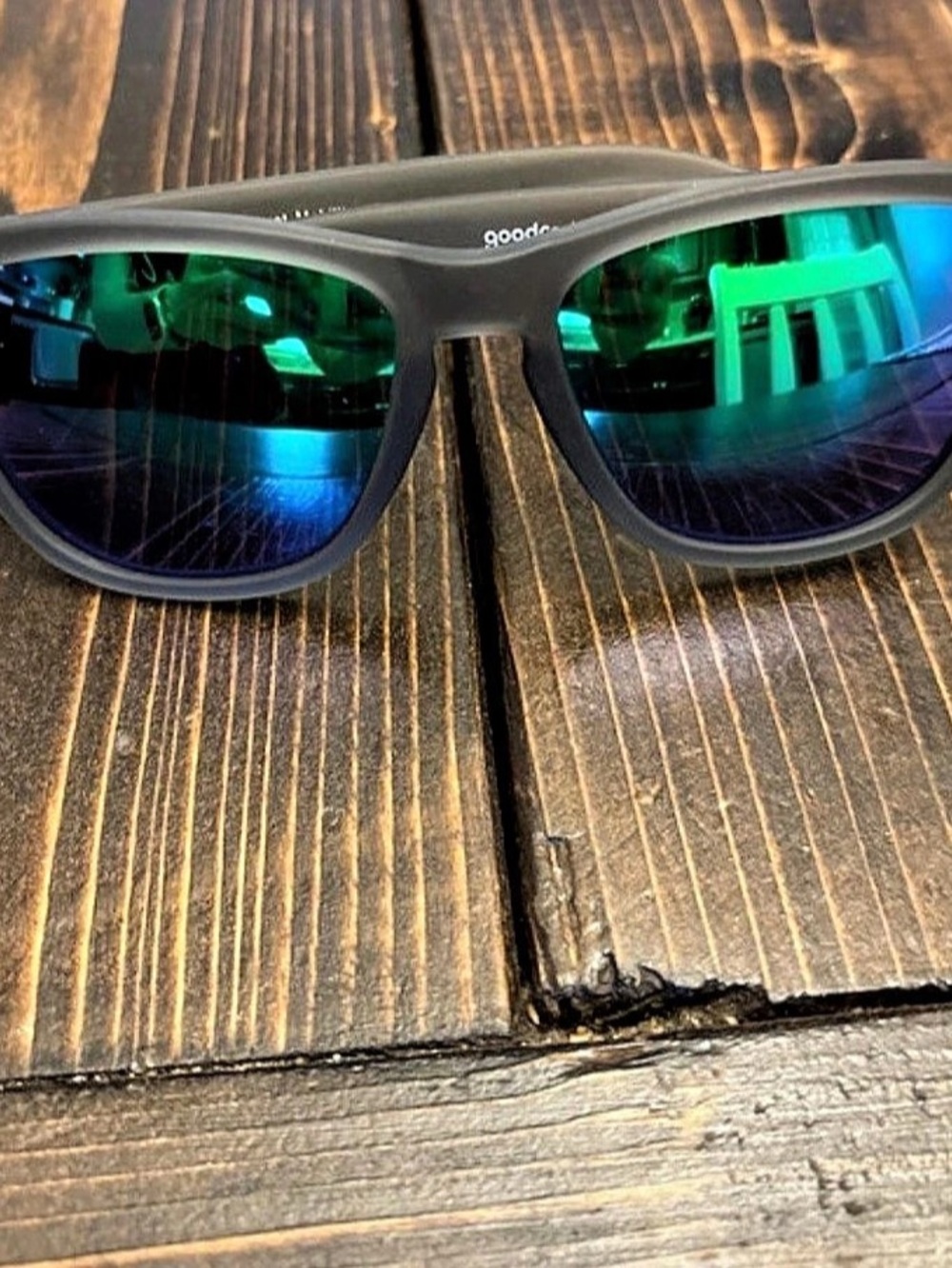 goodr Silverback Squat Mobility OG Sunglasses Black & Green